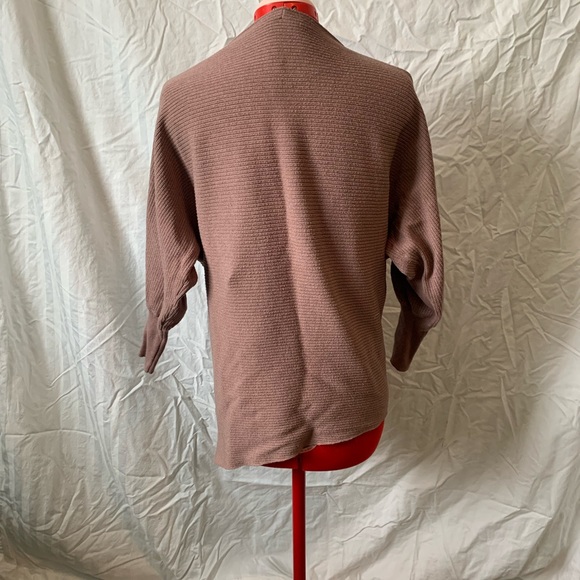 BROWN RIBBED SWEATER - Picture 5 of 5
